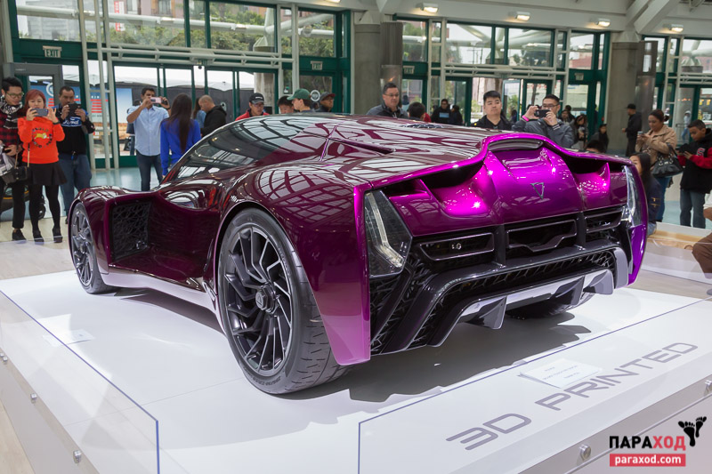 Полностью функциональный автомобиль, изготовленный широким использованием технологий 3D печати